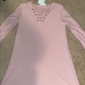 Light Pink Laced Dress